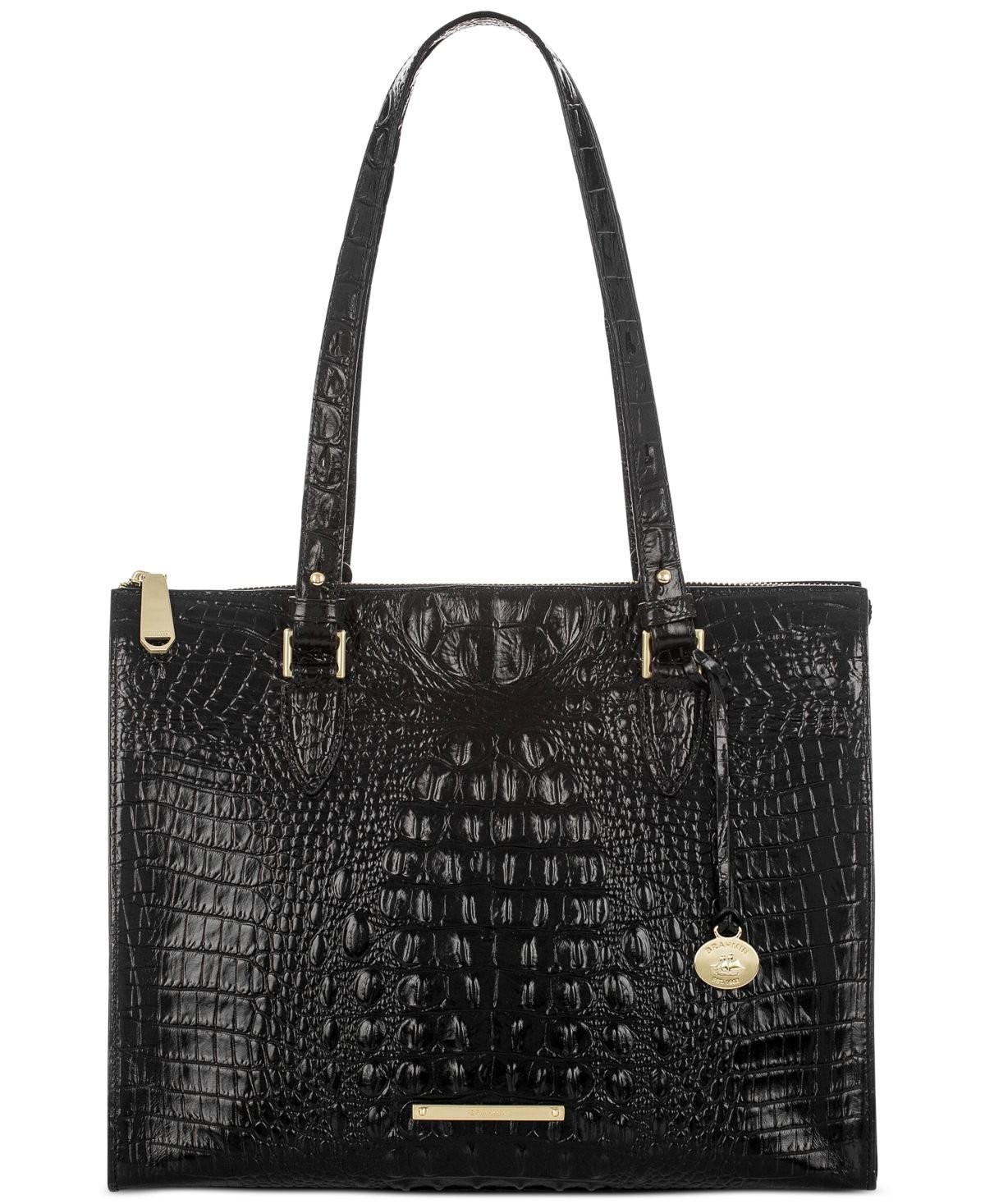 Brahmin Melbourne Anywhere Tote Bag in Black - Stylish & Spacious Handbag for Work, Travel & Everyday Use