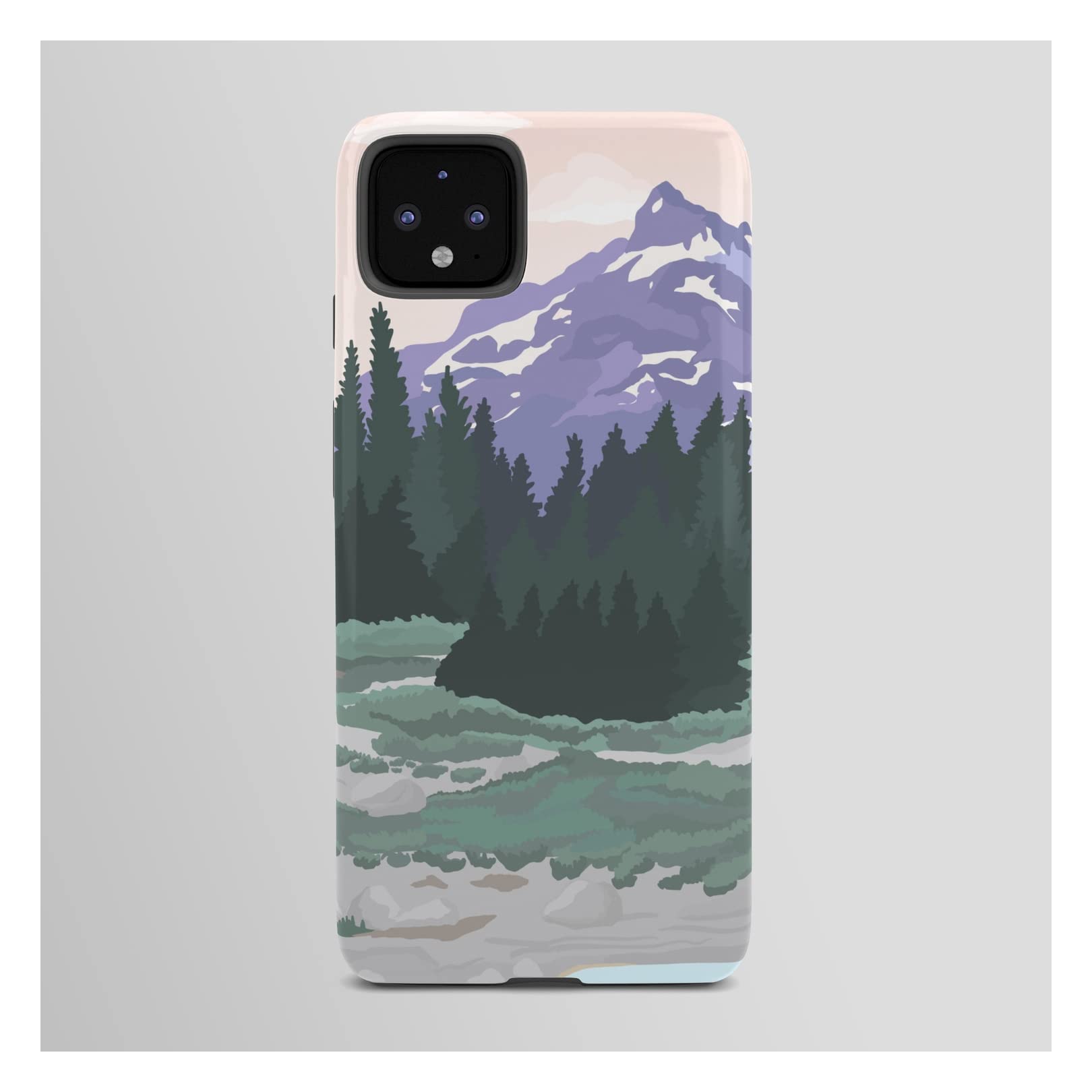 Yellowstone National Park Android Phone Case for Google Pixel 4 XL - Durable Silver Case for Outdoor Adventures