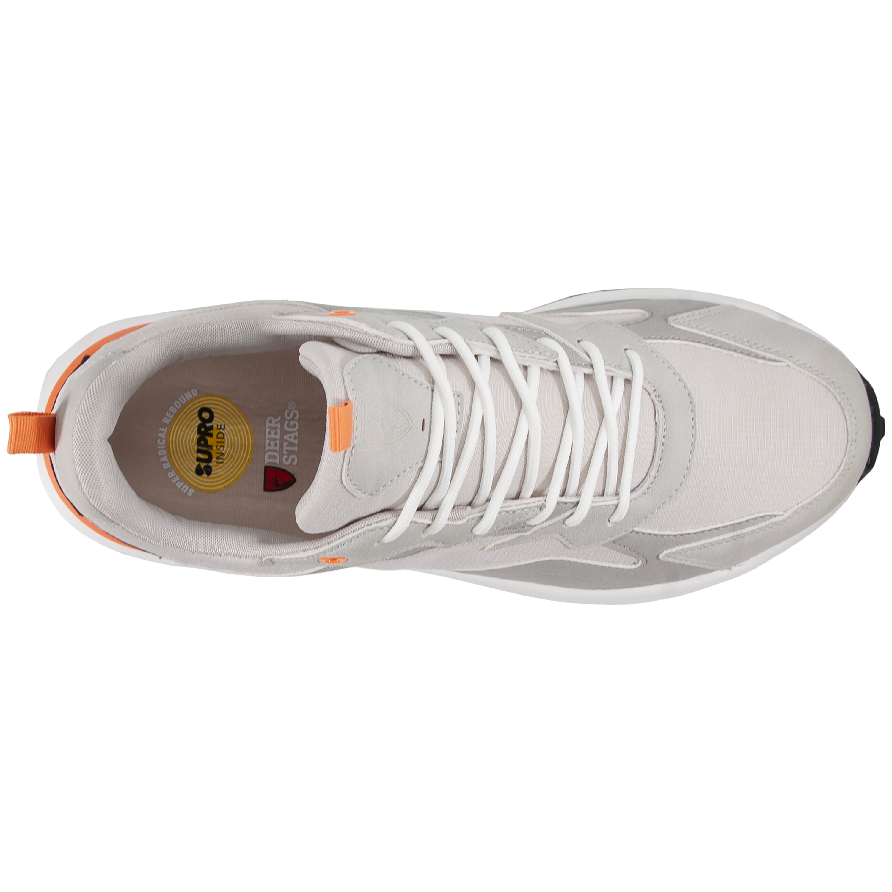 Men's Grey Gravity Running Shoes with SUPRO INSIDE Technology - Lightweight & Cushioned for Jogging, Gym Workouts & Daily Wear