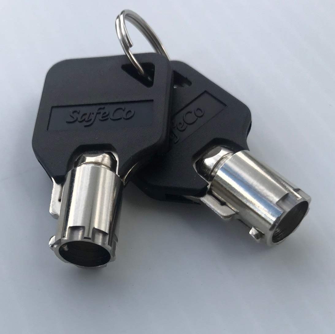 Mac Tool & Proto Tool Box Keys Tubular 2-Keys Set (101-124/118) - Secure Lock Replacement for Tool Chests & Storage Cabinets | SafeCo Brands