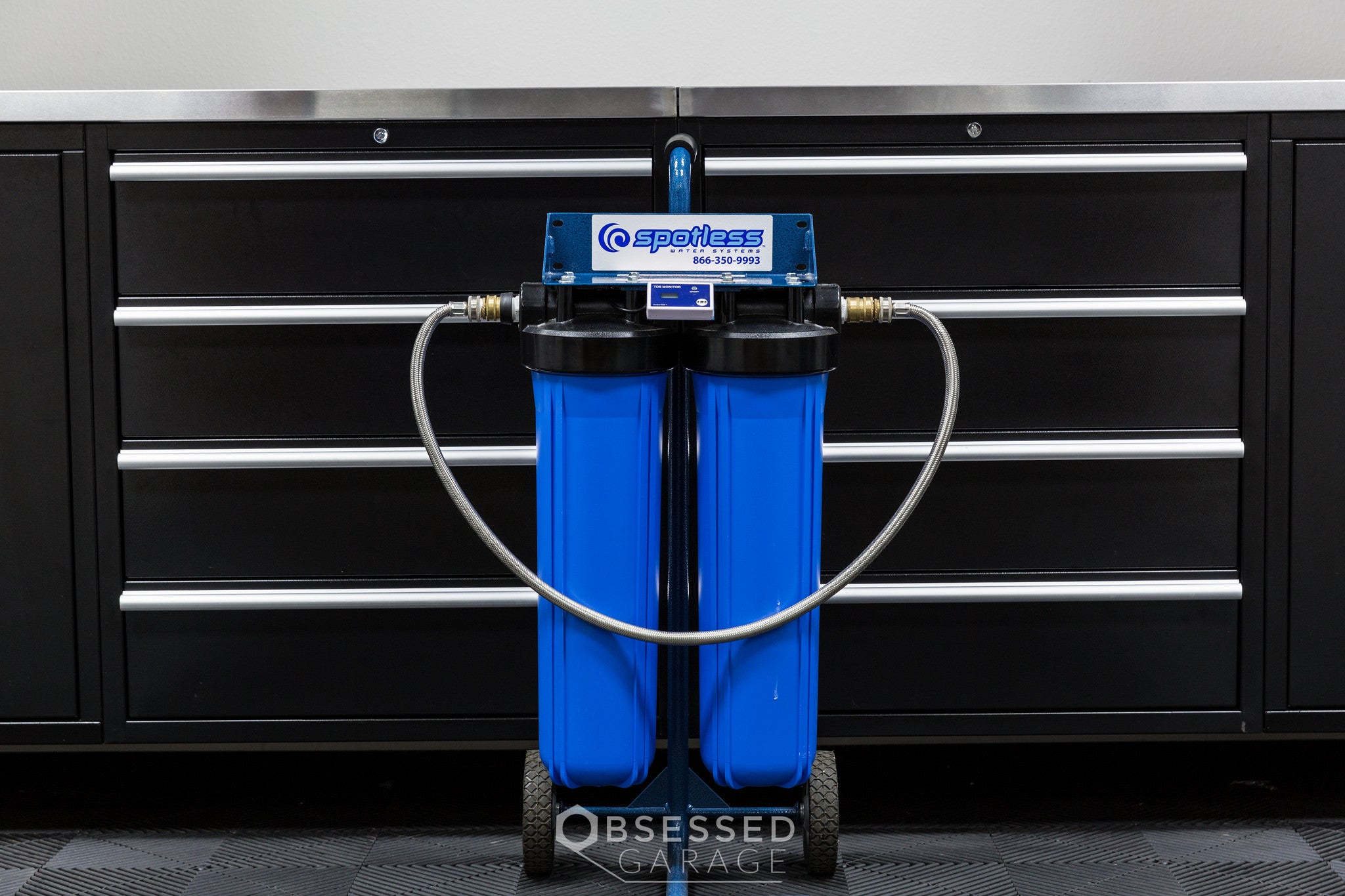 CR Spotless DIC-20 High Output Water Deionization Rolling System - Portable Spot-Free Car Wash & RV Cleaning Solution for Home and Professional Use