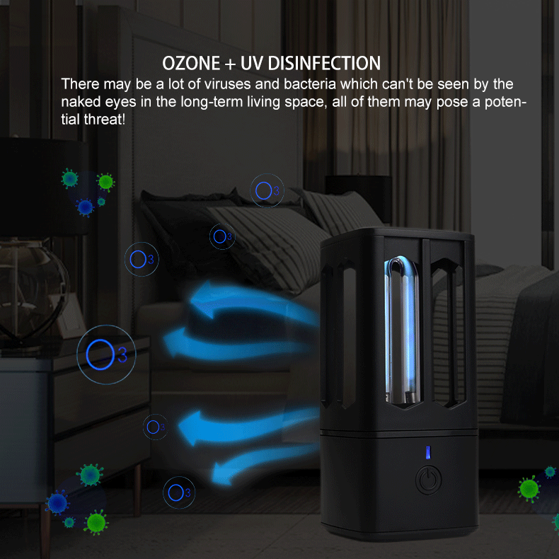 Portable UV Sterilization Lamp - USB Rechargeable Germicidal Light for Home, Travel & Baby Items | Kills 99.9% of Bacteria & Viruses | Compact Disinfection for Phones, Keys, Masks & More