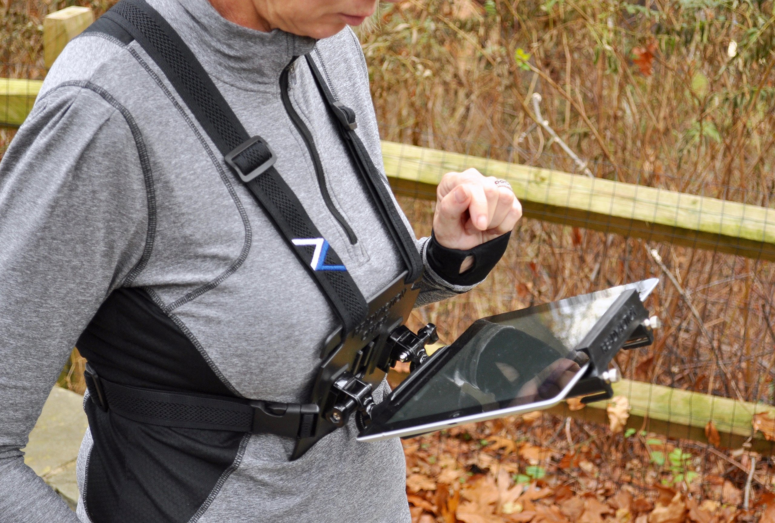 Office Pro XL Chest Harness for iPad Pro 12.9 Inch & Large Tablets - Hands-Free Carrying Case for Work, Travel & Outdoor Activities