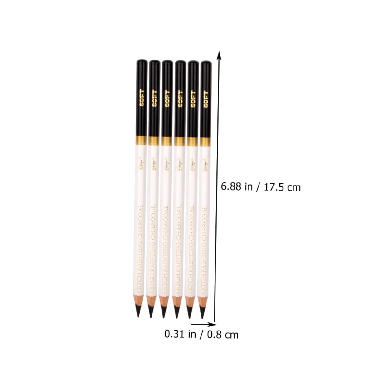 Cabilock 60 Pcs Black Sketch Pencils - Graphite Drawing Pencils for Artists, Students & Professionals - Perfect for Sketching, Shading & Art Projects