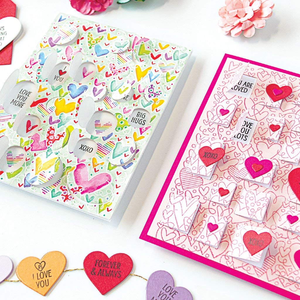 Hero Arts CM419 Clear Stamps - All My Heart for Card Making