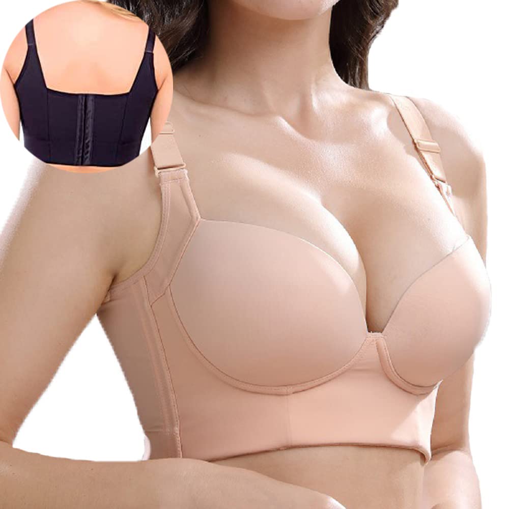 Chumbo Bra Filifit Sculpting Uplift Bra - Deep Cup Full Coverage Back Fat Minimizer Bra for Women | Perfect for Yoga, Workout & Everyday Comfort
