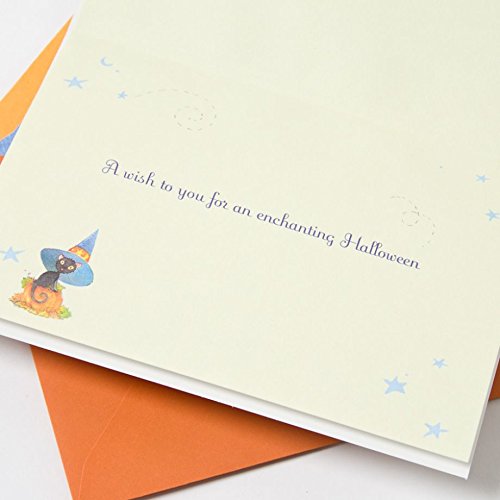 PAPYRUS Halloween Greeting Cards - Starry Night Design for Spooky Celebrations | Perfect for Halloween Parties, Trick-or-Treating & Festive Decorations
