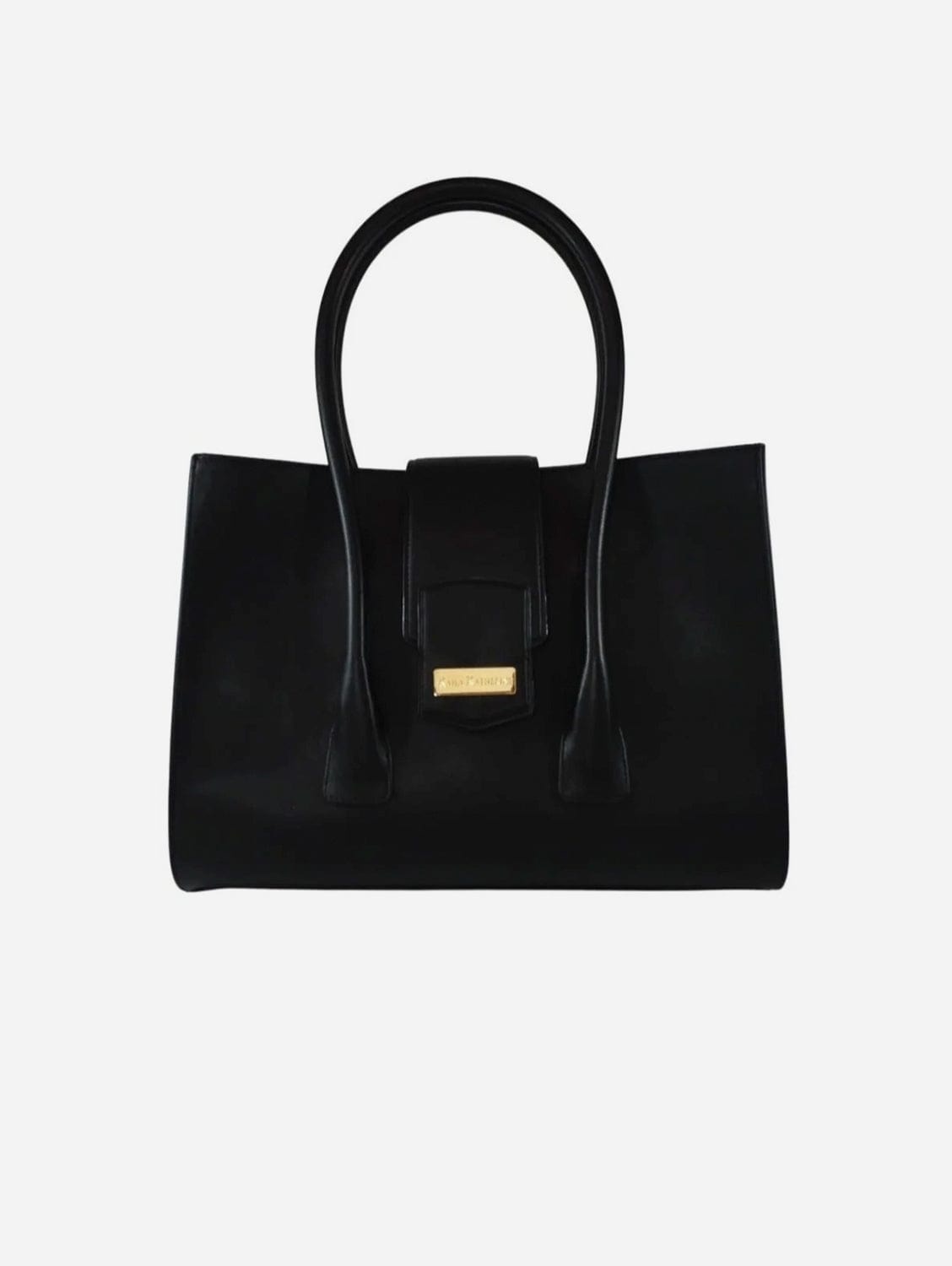 Richmond Vegan Cactus Leather Handbag | Sustainable & Cruelty-Free Obsidian Black Tote | Perfect for Work, Travel & Eco-Friendly Fashion