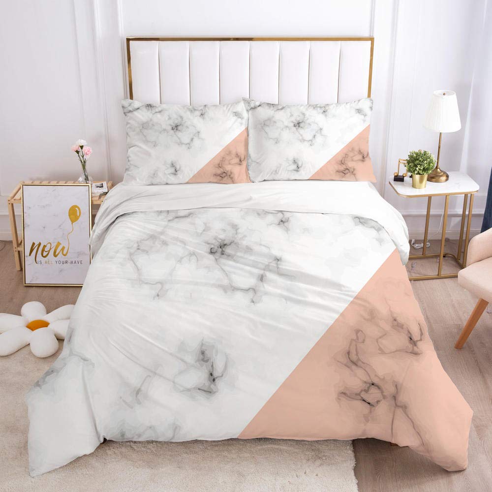 Geekcook Superking 3D Luxury Duvet Cover Set - Queen/King/Twin Size Bedding Comforter & Pillowcases, Ultra Soft Bed Linens for Master Bedroom & Guest Room (Style-027) - USA Shipping