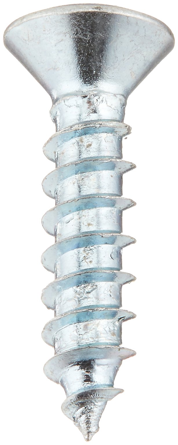 Small Parts 0812APO Zinc Plated Steel Sheet Metal Screws, #8-15 Thread, 3/4