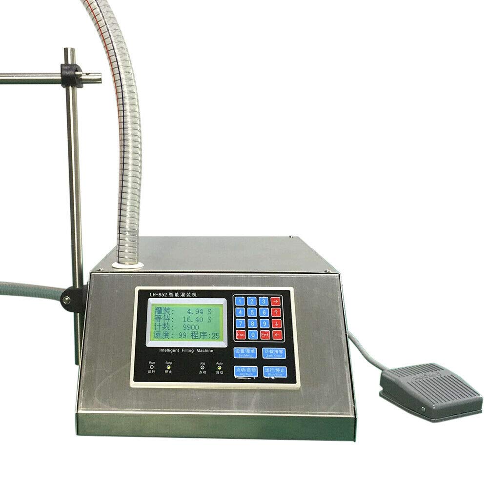 17L/Min Automatic Digital Liquid Filling Machine for Bottles - Precise Quantitative Cream, Perfume, Juice & Essential Oil Filler - Perfect for Beverage Production, Cosmetics & Essential Oil Packaging