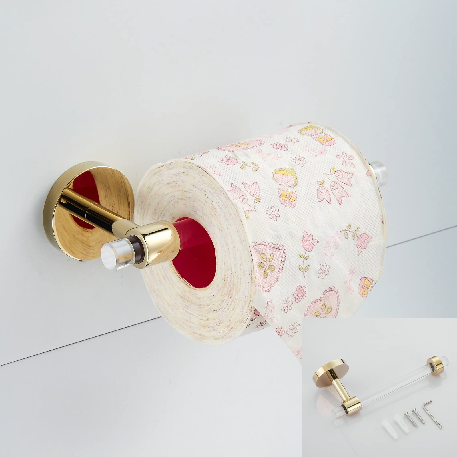 3-Piece Gold Bathroom Accessories Set - 16