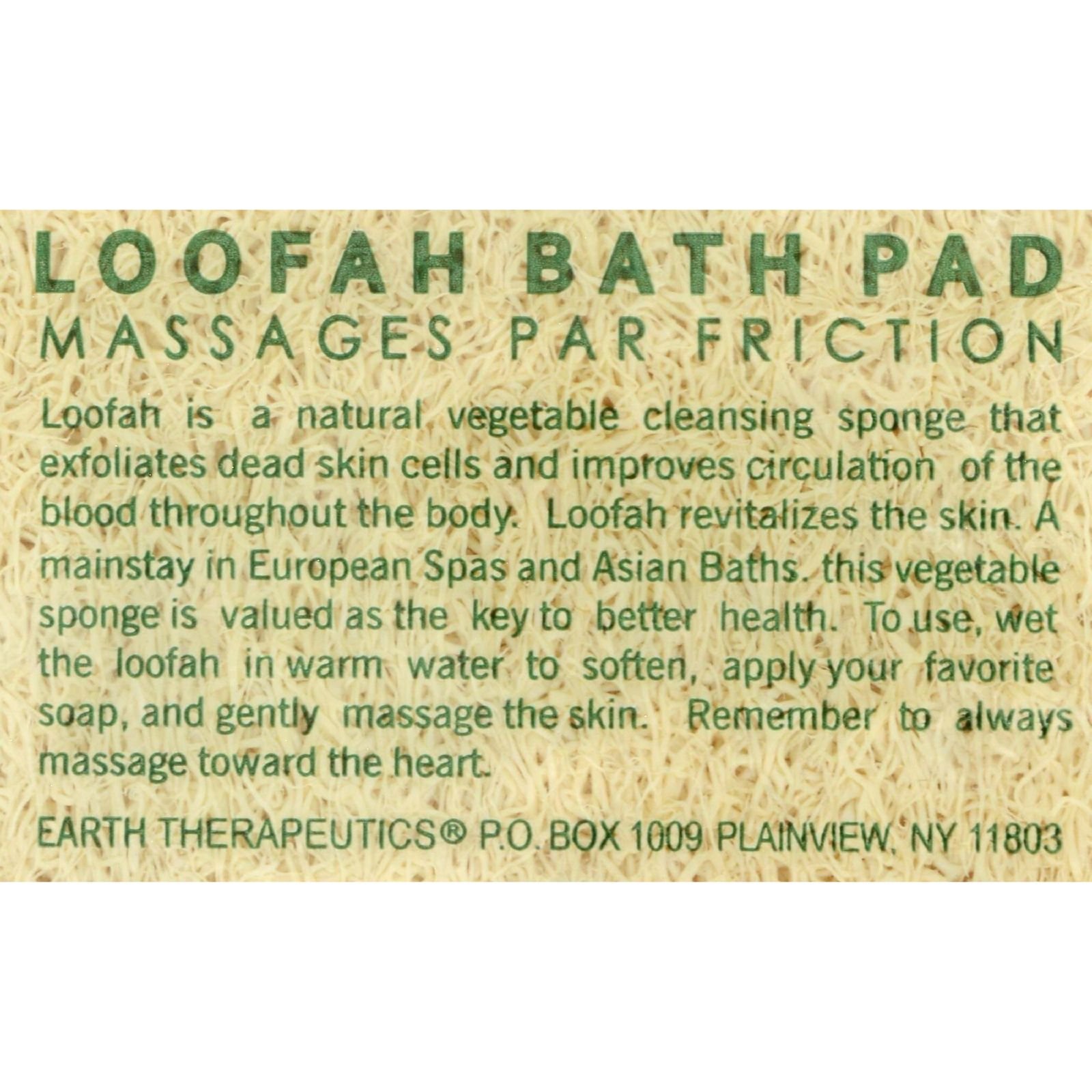 Earth Therapeutics Loofah Waffle Puff Sponge - Exfoliating Body Scrub for Smooth Skin | Perfect for Shower, Bath & Spa Day Self-Care Routine