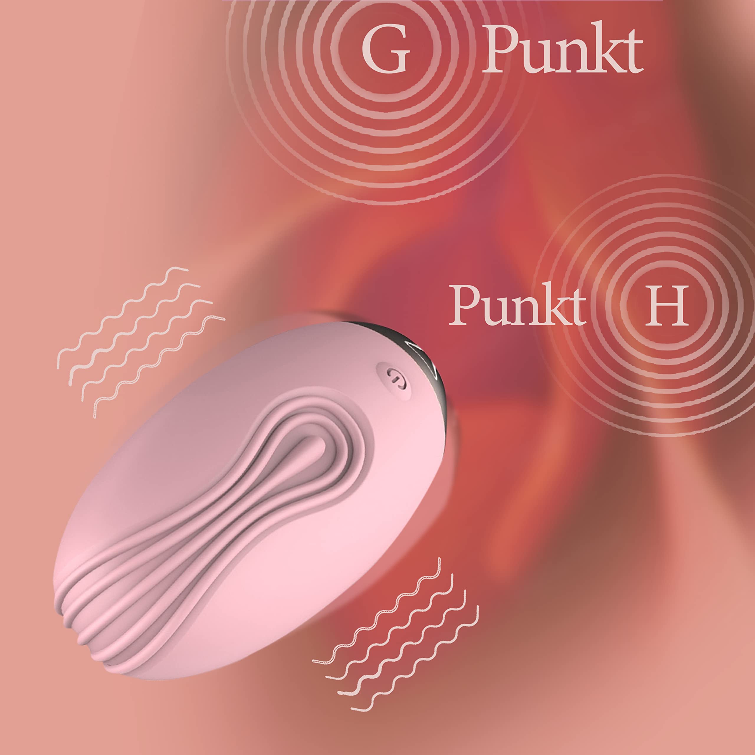 Remote Control Silicone Egg Vibrator for Women - 8cm Long, 3.3cm Diameter - Wireless Clitoral & G-Spot Stimulator - Discreet & Powerful Rechargeable Adult Toy for Couples Play & Solo Pleasure - Perfect for Bedroom Fun, Travel & Long Distance Relationships