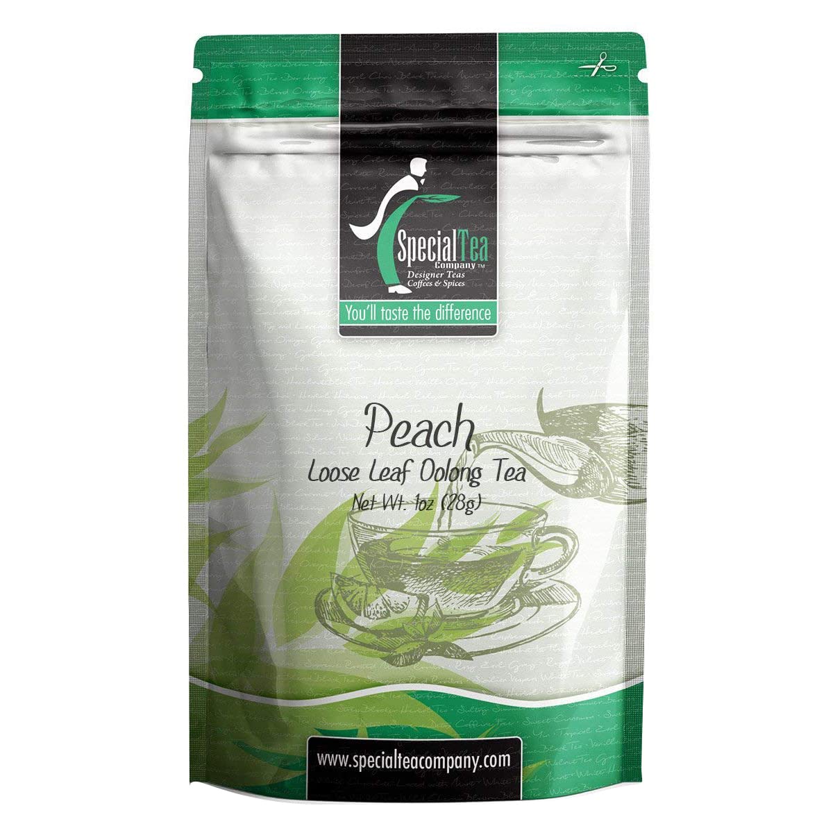 Premium Peach Oolong Loose Leaf Tea - 1 oz | High-Quality Artisan Tea for Relaxation & Afternoon Tea Time | Perfect for Gifting & Home Brewing