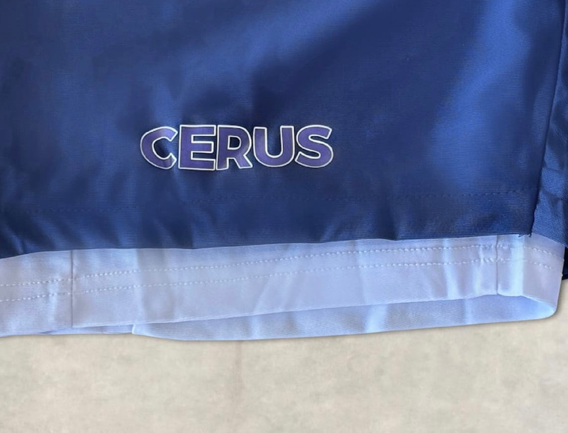 Cerus Navy 2-in-1 Running Shorts with Built-in Liner - Moisture Wicking Athletic Shorts for Men - Perfect for Gym, Jogging & Outdoor Activities