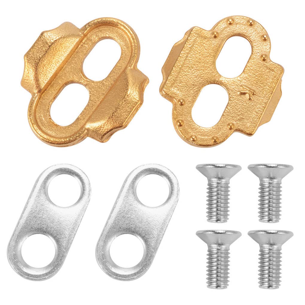Premium SPD Bike Cleats for Men & Women - Self-Locking Mountain Bike Pedal Clips for Cycling Shoes | Ideal for Road Cycling, MTB & Indoor Training