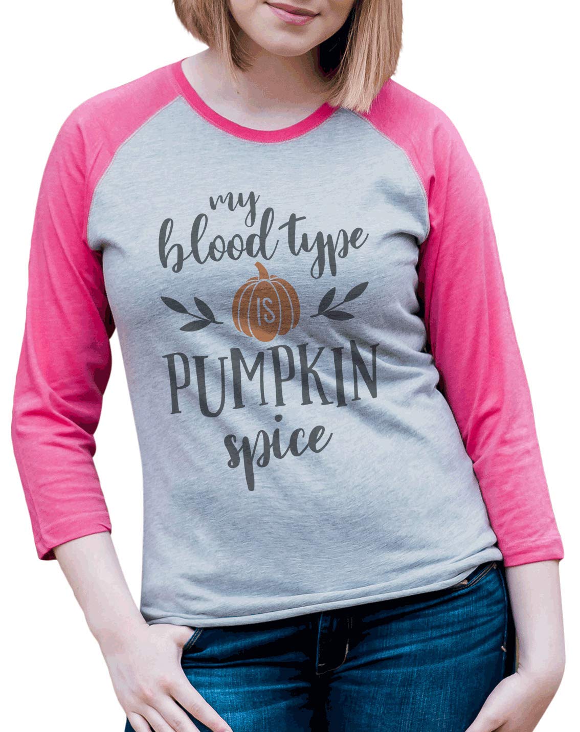 7 ate 9 Apparel Women's Funny Pumpkin Spice T-Shirt | Cute Fall Graphic Tee for Coffee Lovers | Perfect for Autumn Outfits, Halloween Parties & Cozy Seasonal Fashion