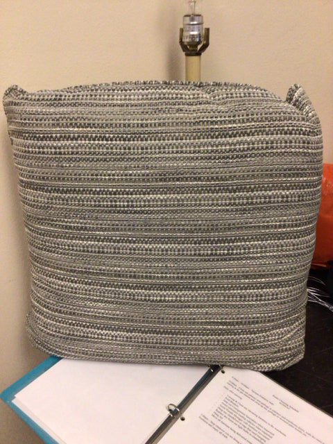 Soft Grey Fabric Pillow - Breathable & Comfortable for Sofa, Bed, and Living Room Decor - Perfect for Home, Office, or Hotel Use