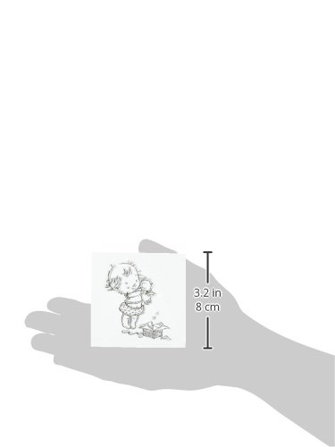 Nellie's Choice Clear Stamps - Little Dawn Surprised Design for Scrapbooking, Card Making & DIY Crafts | High-Quality Photopolymer Stamps for Paper Crafting