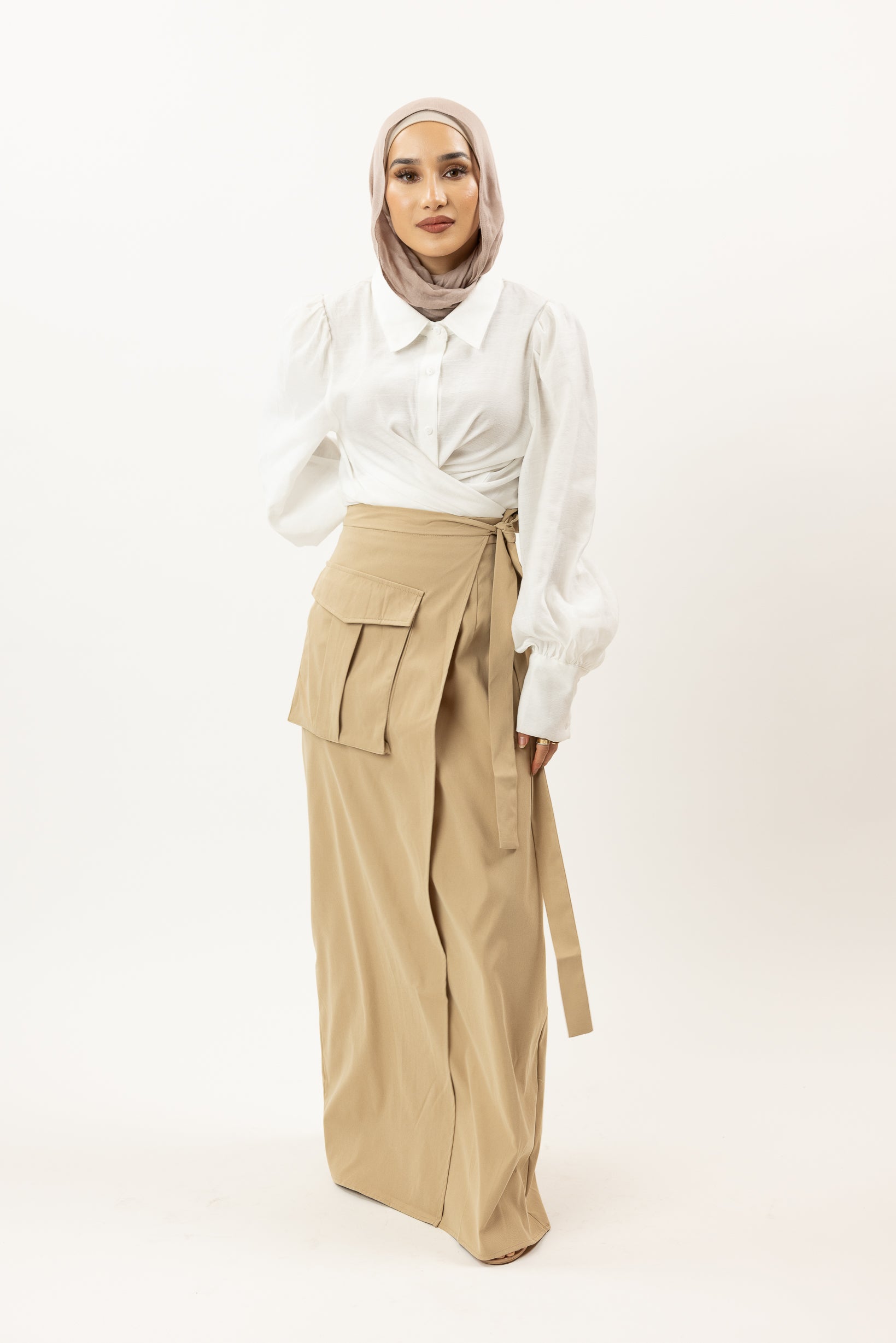 Nova Cargo Wrap Skirt for Women - Stylish Utility Wrap Skirt with Pockets | Perfect for Hiking, Travel & Outdoor Adventures