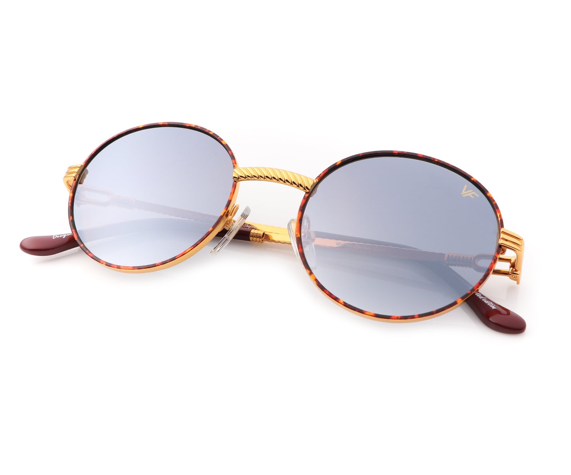 18KT Gold Tortoise Shell Pattern Eyeglass Frames - Stylish & Durable for Men & Women | Perfect for Reading, Driving & Fashion Accessories