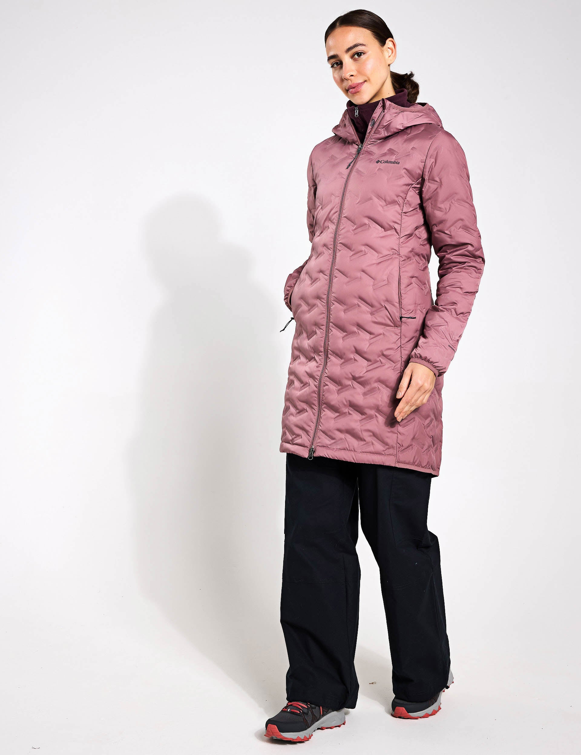 Delta Ridge II Hooded Long Down Puffer Jacket for Men - Warm Winter Coat with Water-Resistant Shell - Perfect for Skiing, Hiking & Cold Weather Outdoor Activities