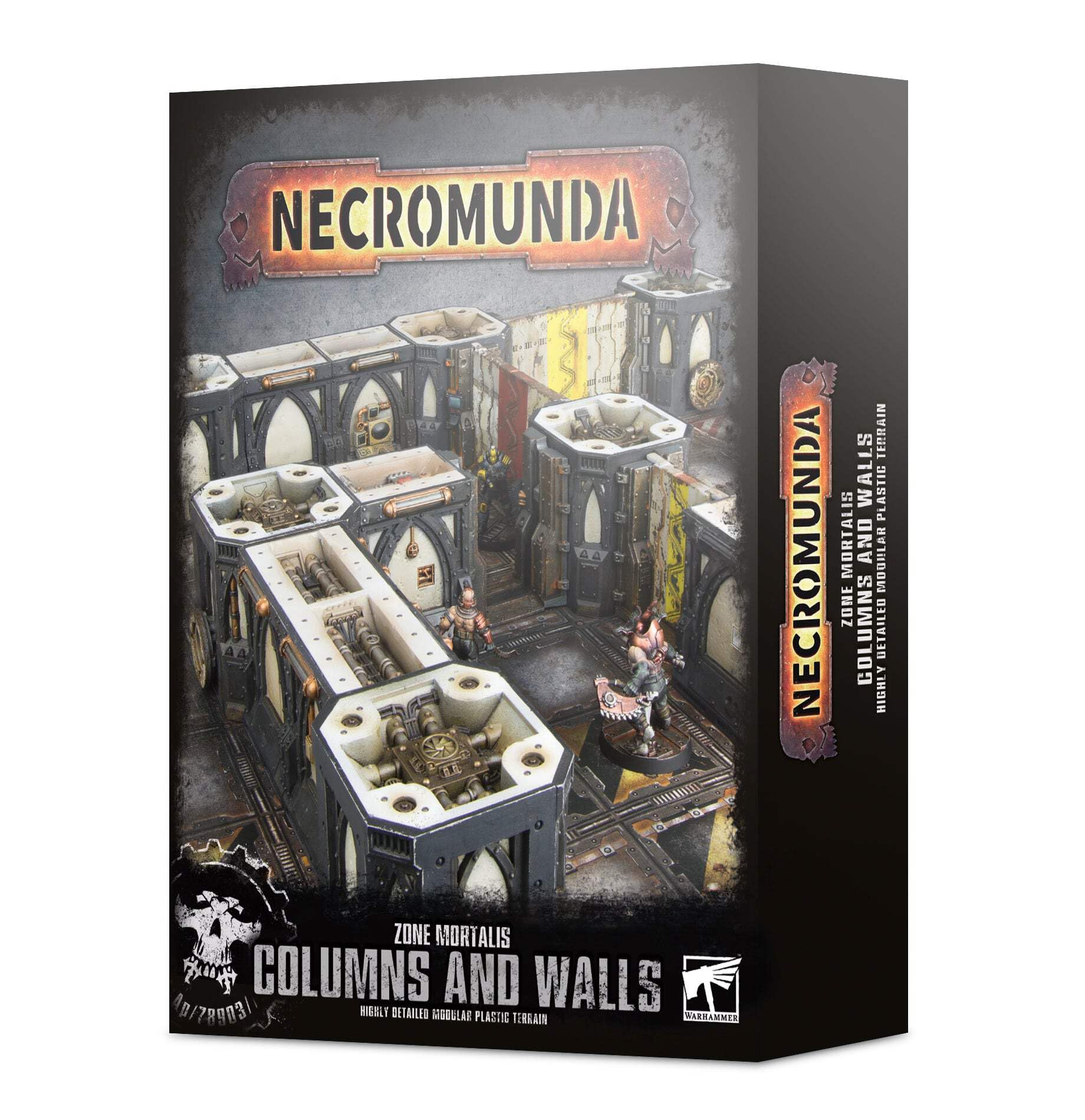 Warhammer 40,000 Zone Mortalis Columns & Walls Set - Official Games Workshop Terrain for Tabletop Wargaming - Perfect for 40K Battlefield Scenarios & Competitive Play