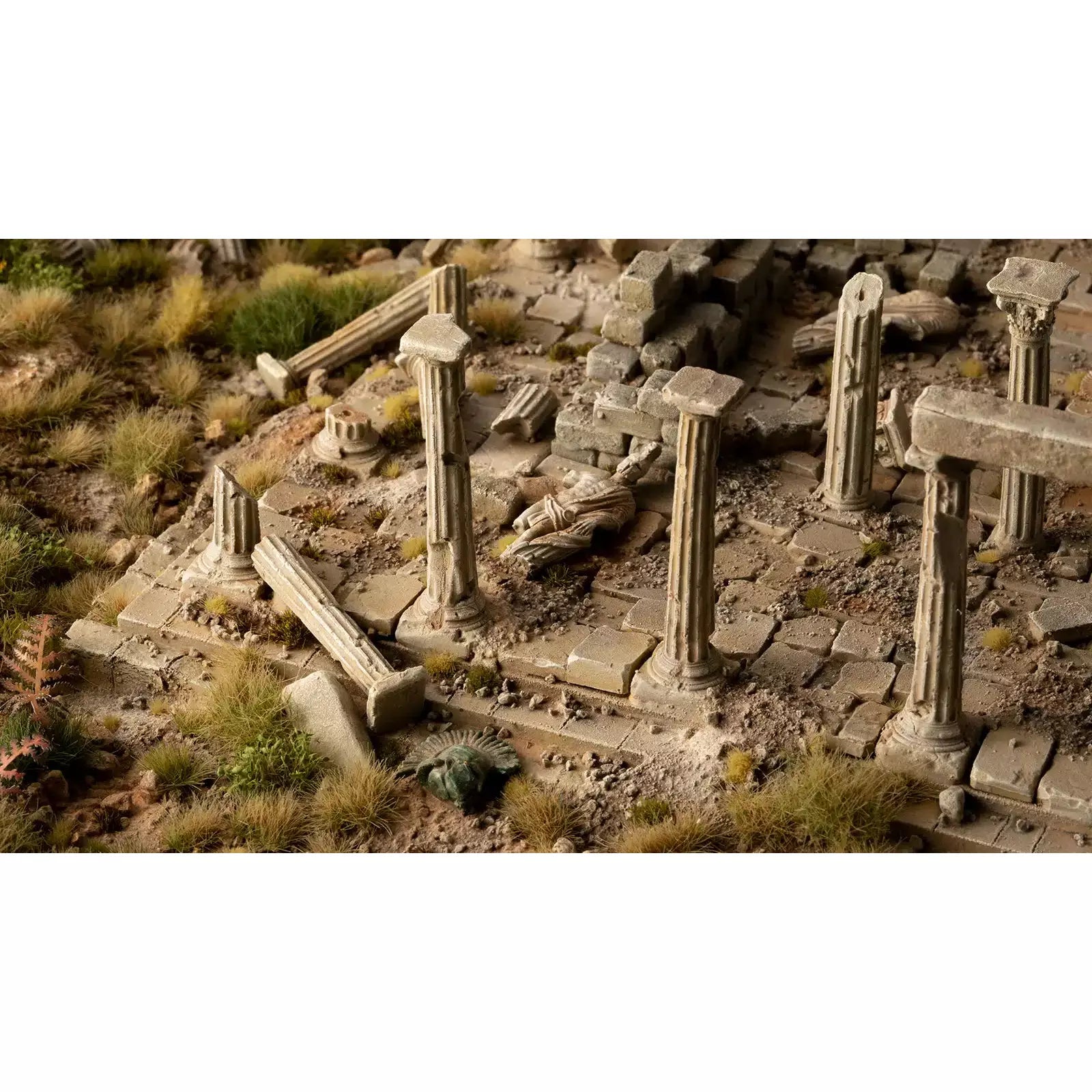 Basing Bits: Miniature Statues & Columns for Wargaming Terrain - Perfect for Tabletop RPGs, Dioramas, and Model Scenery