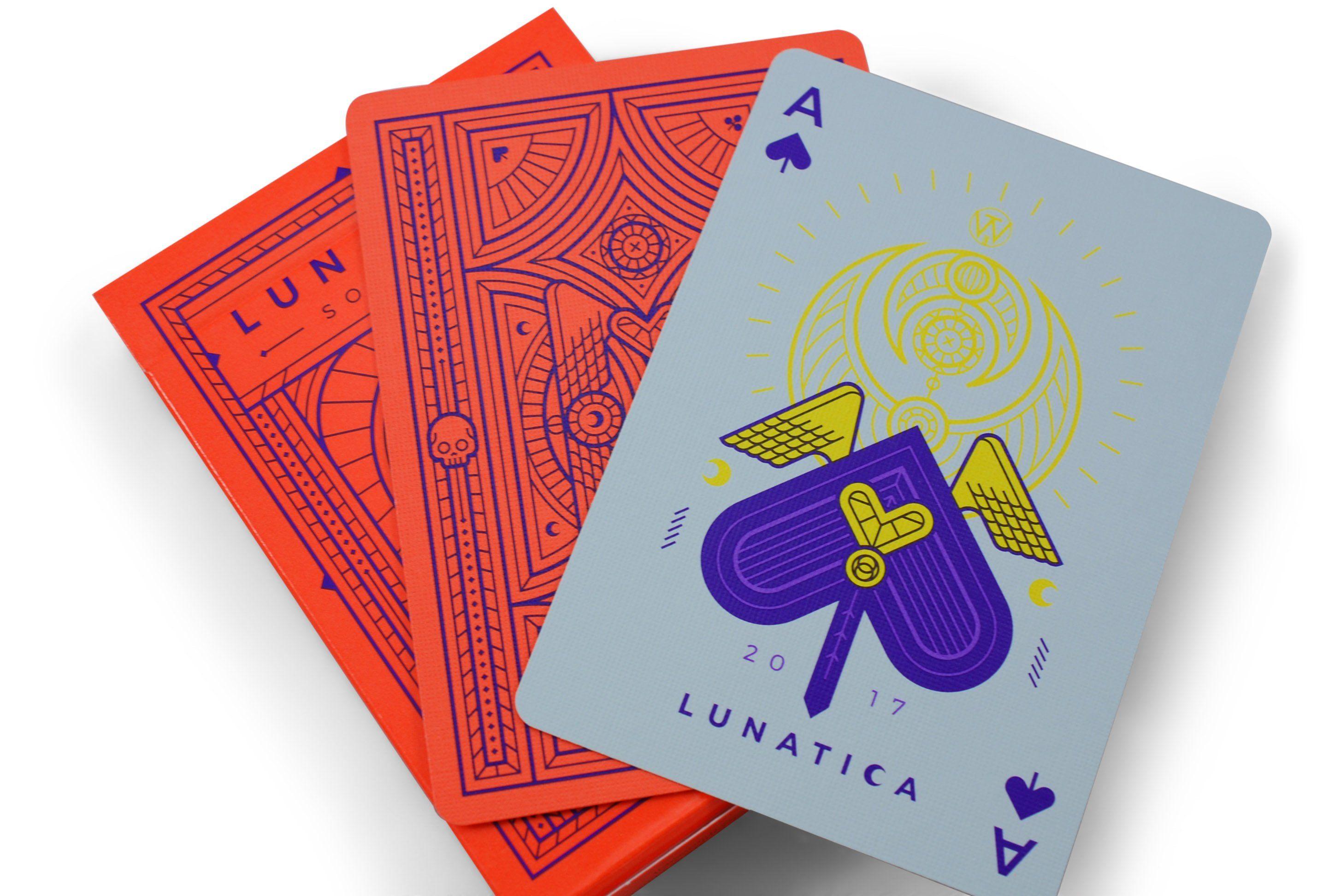 Lunatica Solstice Playing Cards - Premium Deck for Magic Tricks, Cardistry & Poker Games | Perfect for Parties, Gifts & Collectors