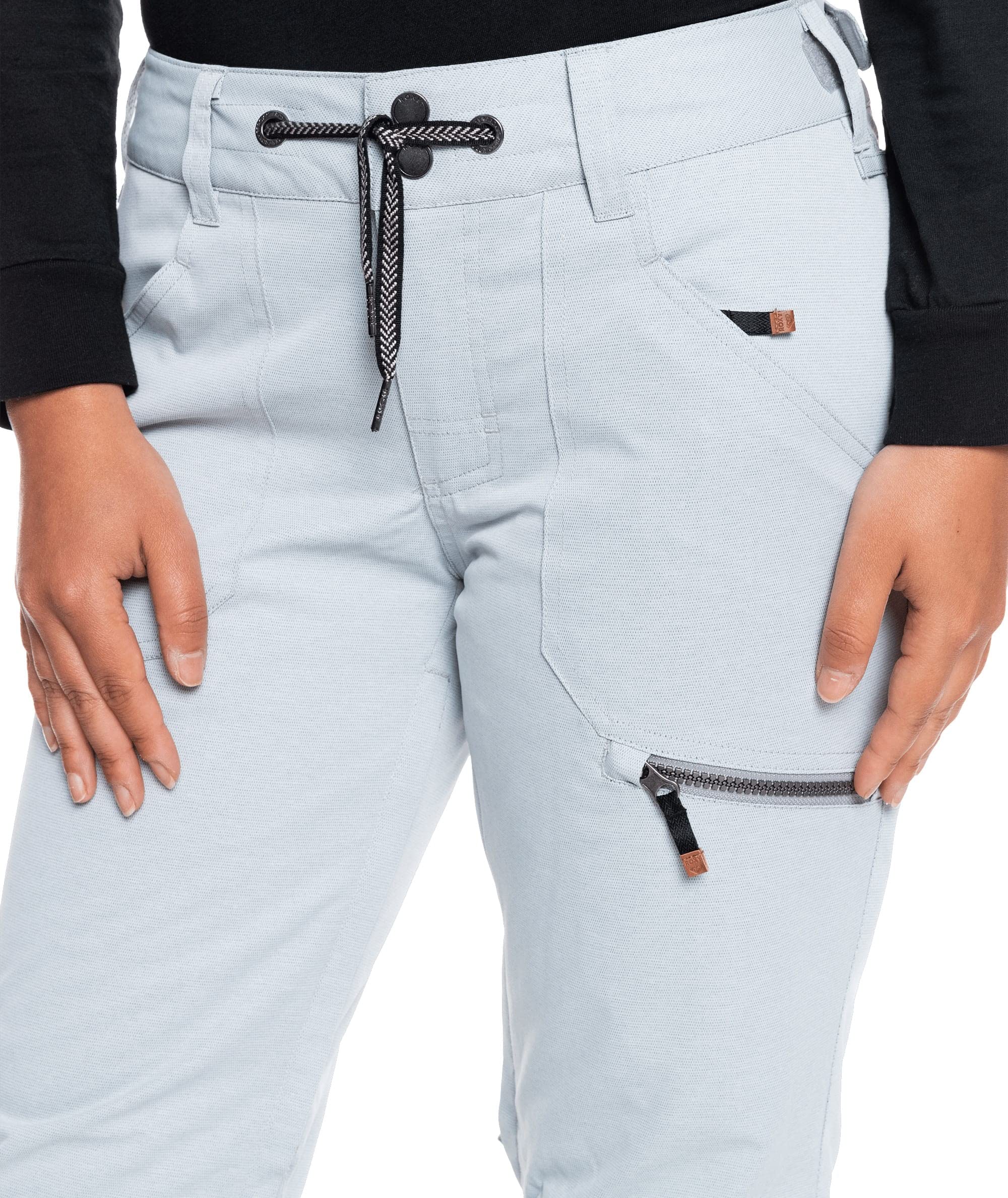Roxy Women's Nadia Short Snow Pants with DryFlight Technology - Waterproof & Insulated Ski Pants for Snowboarding & Winter Sports
