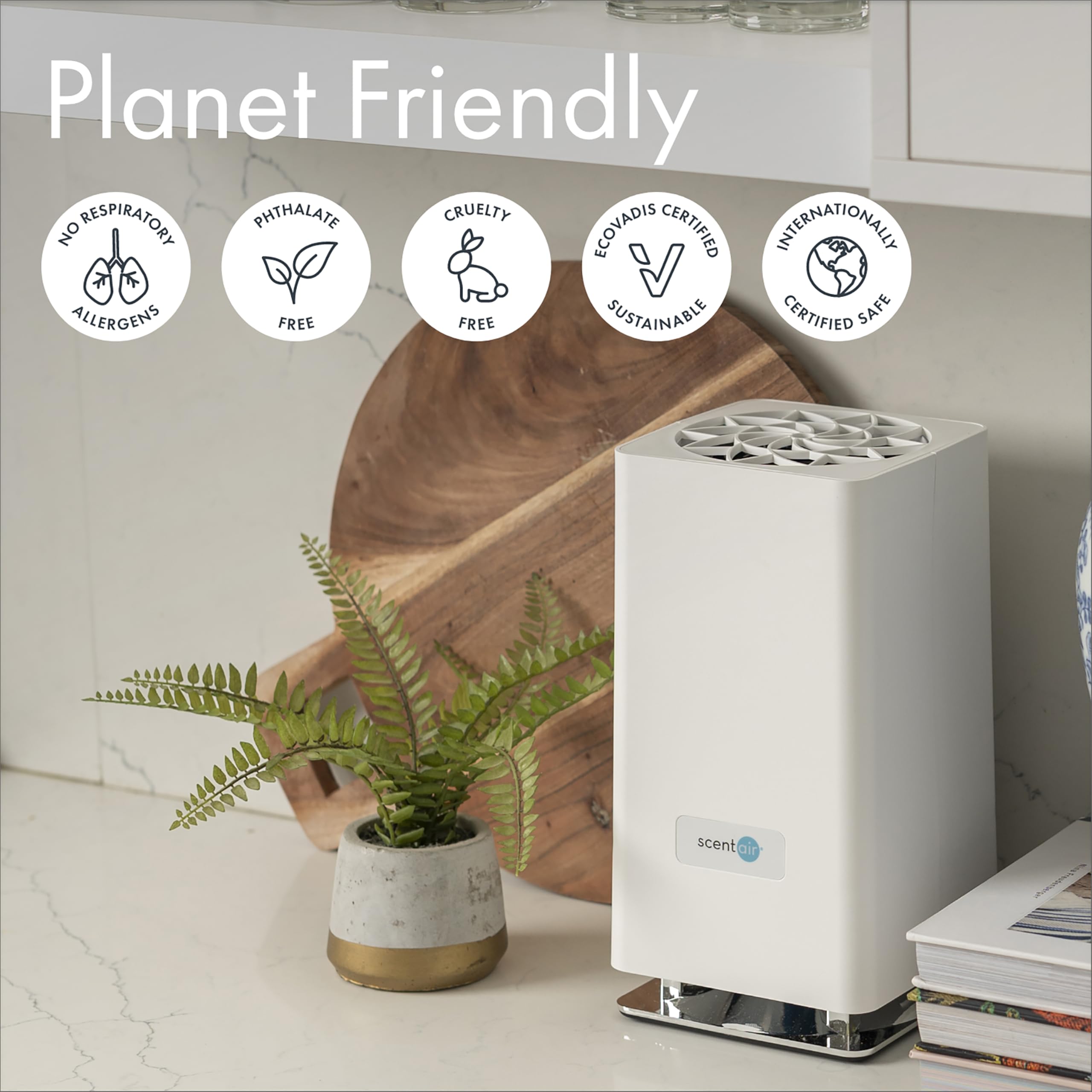 Whisper Home Aroma Diffuser Refills - Golden Bamboo Scented Monthly Cartridge for Relaxation & Stress Relief - Perfect for Bedroom, Office & Spa