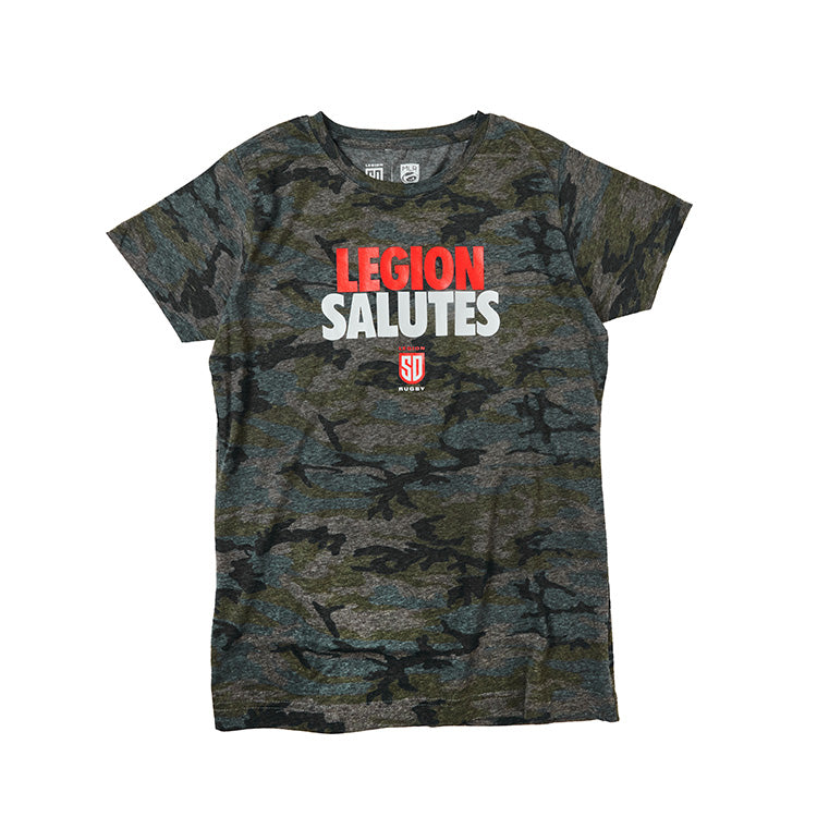 Legion Salutes Women's T-Shirt - Comfortable Casual Graphic Tee for Everyday Wear | Perfect for Work, Outings & Women's Events