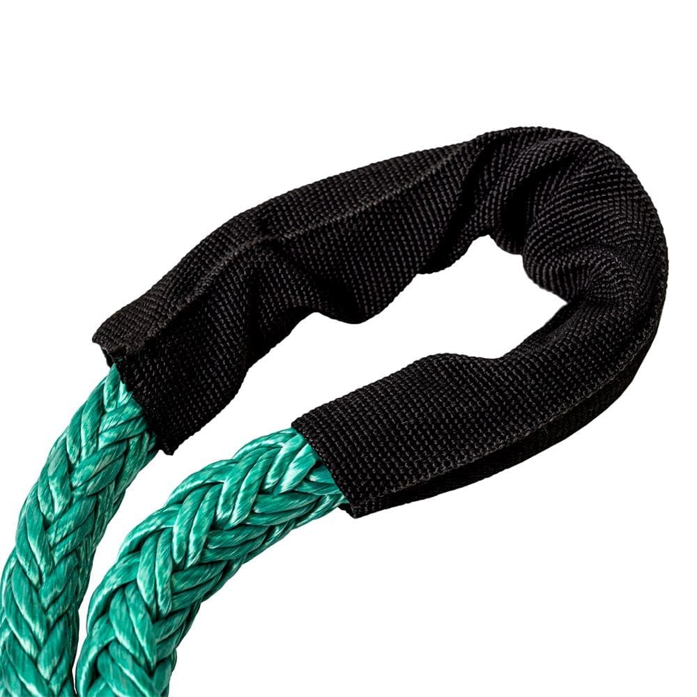 ROPE Logic Tenex Dead Eye Sling 3/4 in. x 25 ft. - Heavy Duty Green Polyester Rope for Rigging, Lifting & Marine Use - Perfect for Arborist Work, Towing & Outdoor Adventures