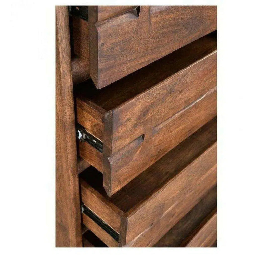 54 Inch Brown Industrial Chest - Heavy Duty Storage for Tools, Equipment & Workshop Organization