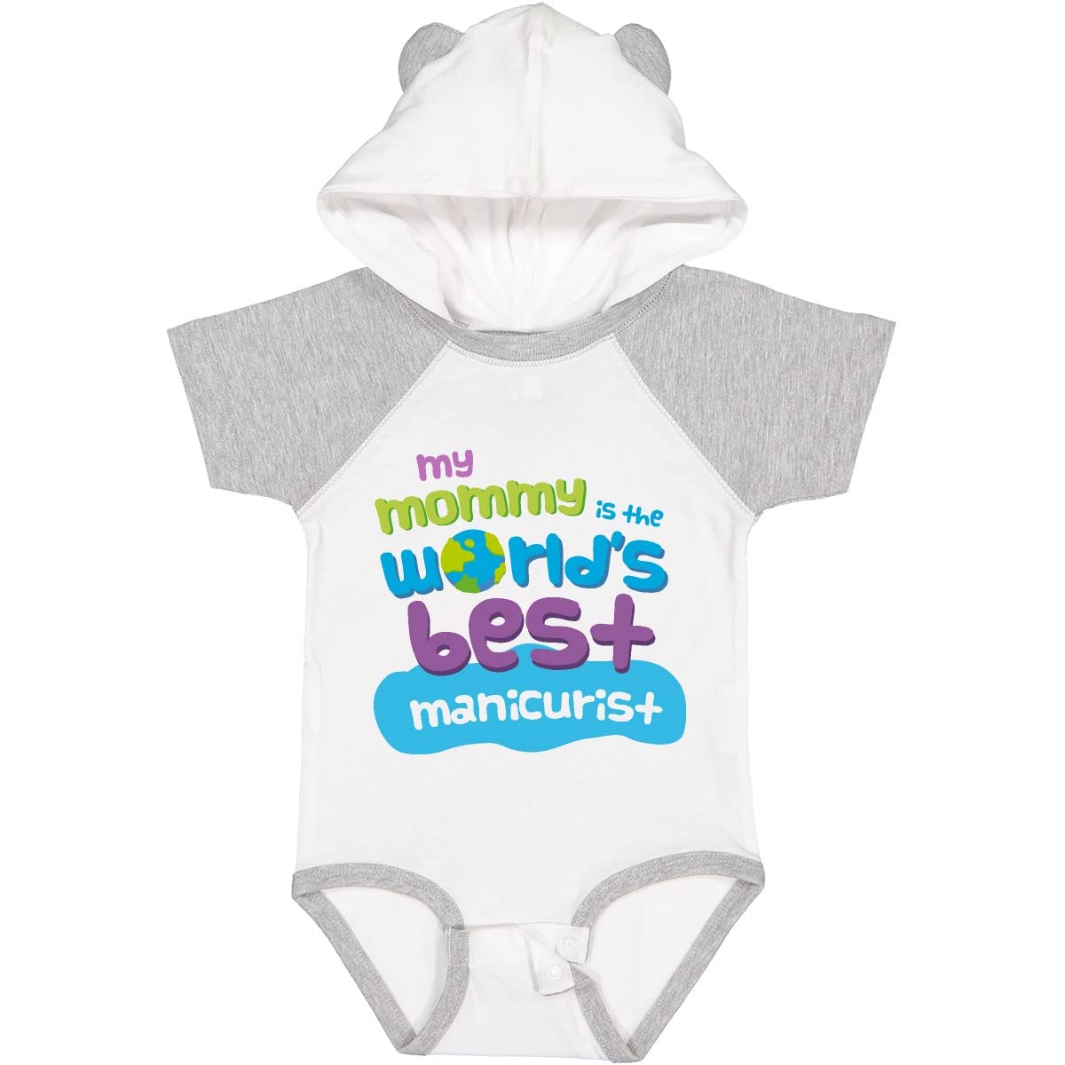 Inktastic Manicurist Mom Nail Artist Baby Bodysuit - Cute Outfit for Newborns & Infants - Perfect for Baby Showers, Photoshoots & Family Gatherings