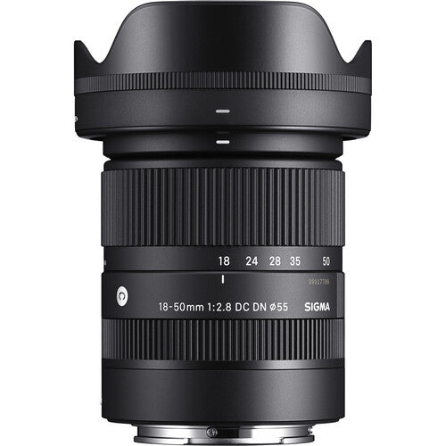 Sigma 18-50mm f/2.8 DC DN Contemporary Lens for Sony E Mount - Compact & Fast Aperture Zoom Lens for Mirrorless Cameras - Perfect for Travel, Portrait & Street Photography