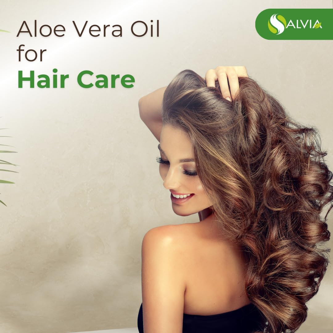 Pure Organic Aloe Vera Oil Extract (Aloe barbadensis) - 2000ml (67.62 Fl oz) Carrier Oil for Skin & Hair Care - Hydrating Moisturizer for Face, Body & Scalp - Perfect for Massage, Aromatherapy & DIY Beauty Products