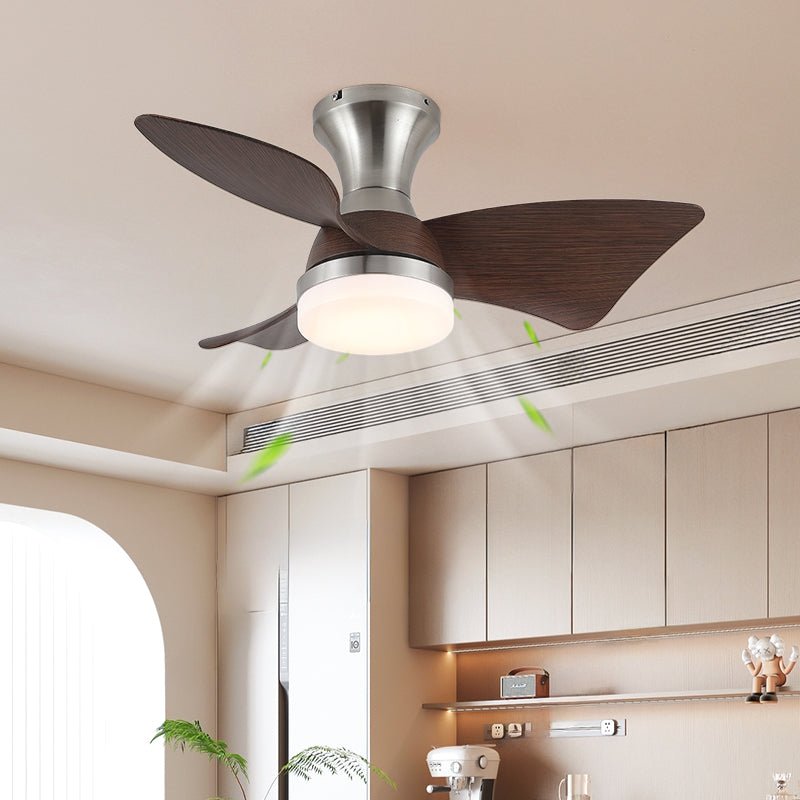 Breeze Lux Ceiling Fan with Light Kit - Modern 52 Inch Indoor/Outdoor Ceiling Fan with Remote Control, Dimmable LED Light - Perfect for Bedroom, Living Room, Patio & Covered Porch