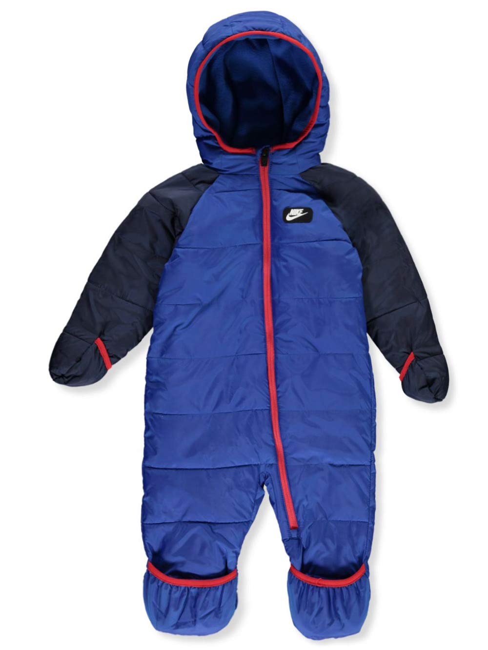 Nike Baby Boys' Fleece Lined Snowsuit - Game Royal, 24 Months | Warm Winter Outfit for Toddlers | Perfect for Snow Play, Outdoor Adventures & Cold Weather