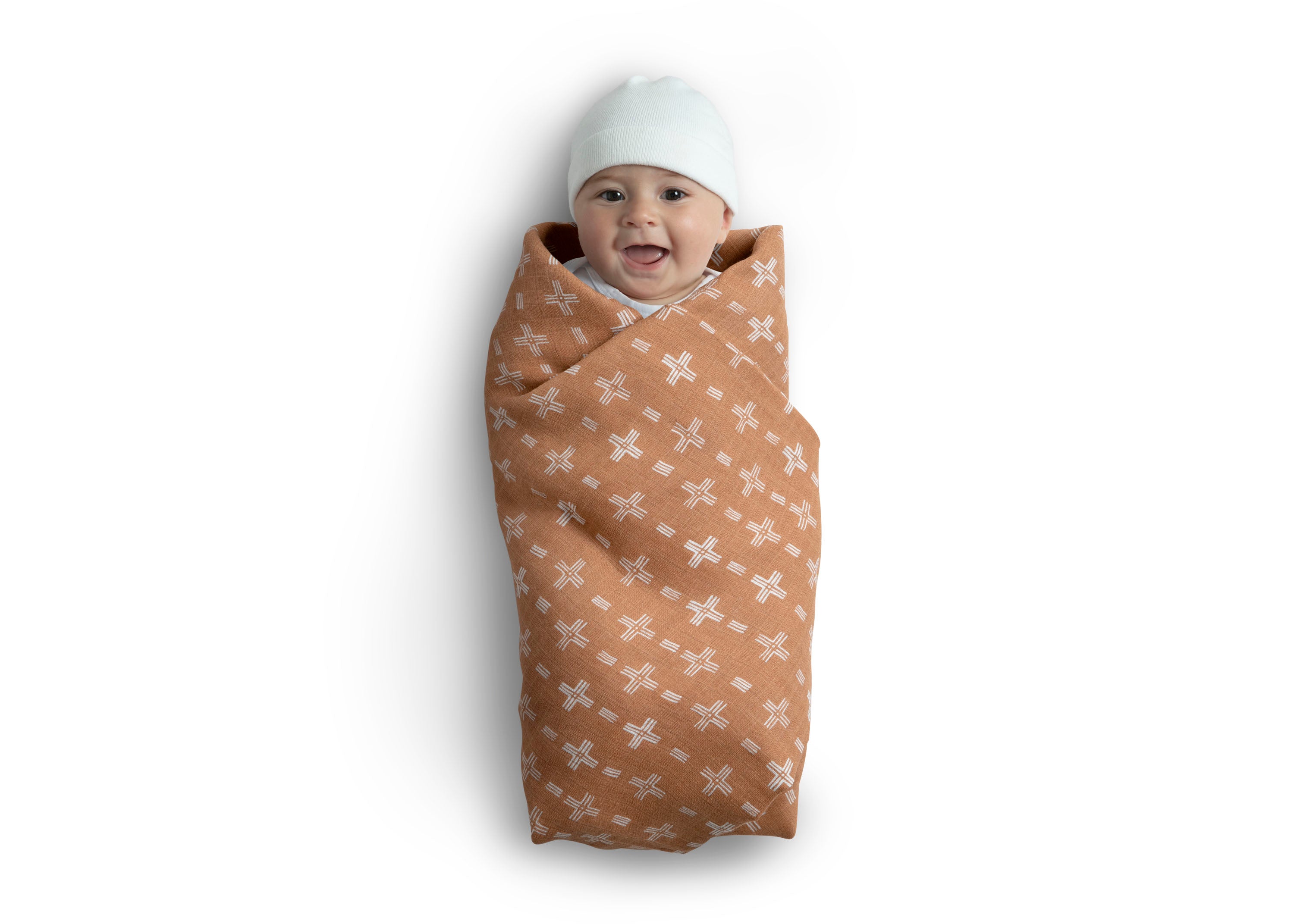 100% Cotton Muslin Baby Receiving Blankets - Soft & Breathable Swaddle Blankets for Newborns (4 Pack) - Perfect for Nursery, Swaddling & On-the-Go Comfort