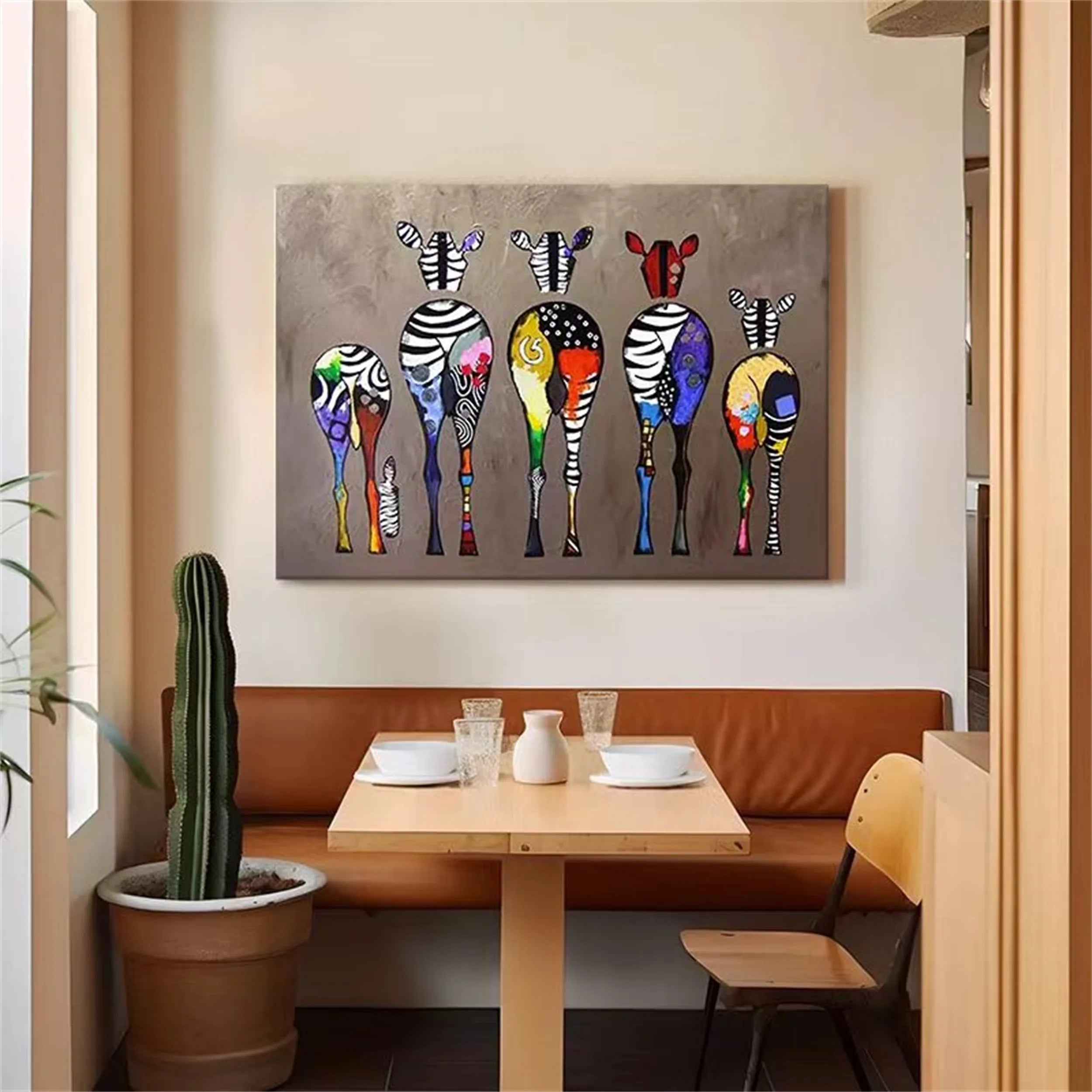 Animal Art Painting #AP019 - Handmade Wildlife Canvas Art for Home & Office Decor | Perfect for Living Room, Bedroom, or Gift