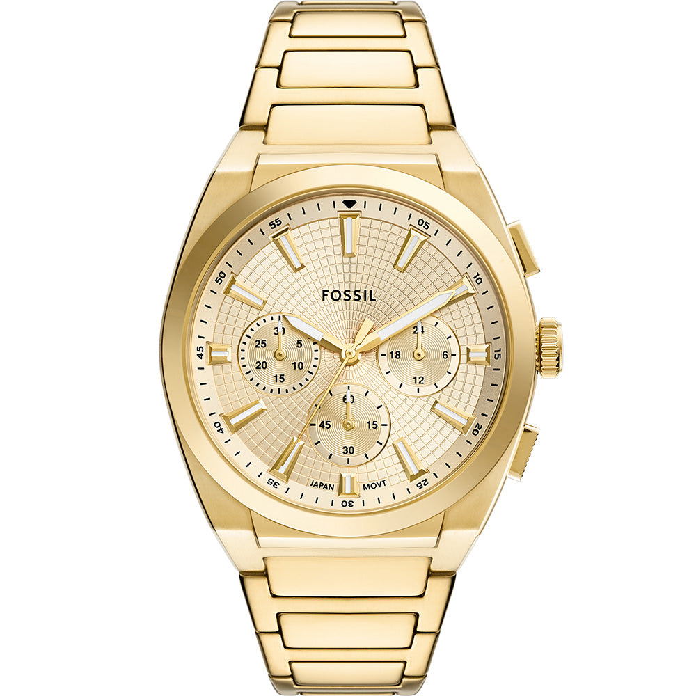 Fossil Everett FS6119 Men's Chronograph Watch - Stylish Analog Quartz Timepiece for Casual & Business Wear