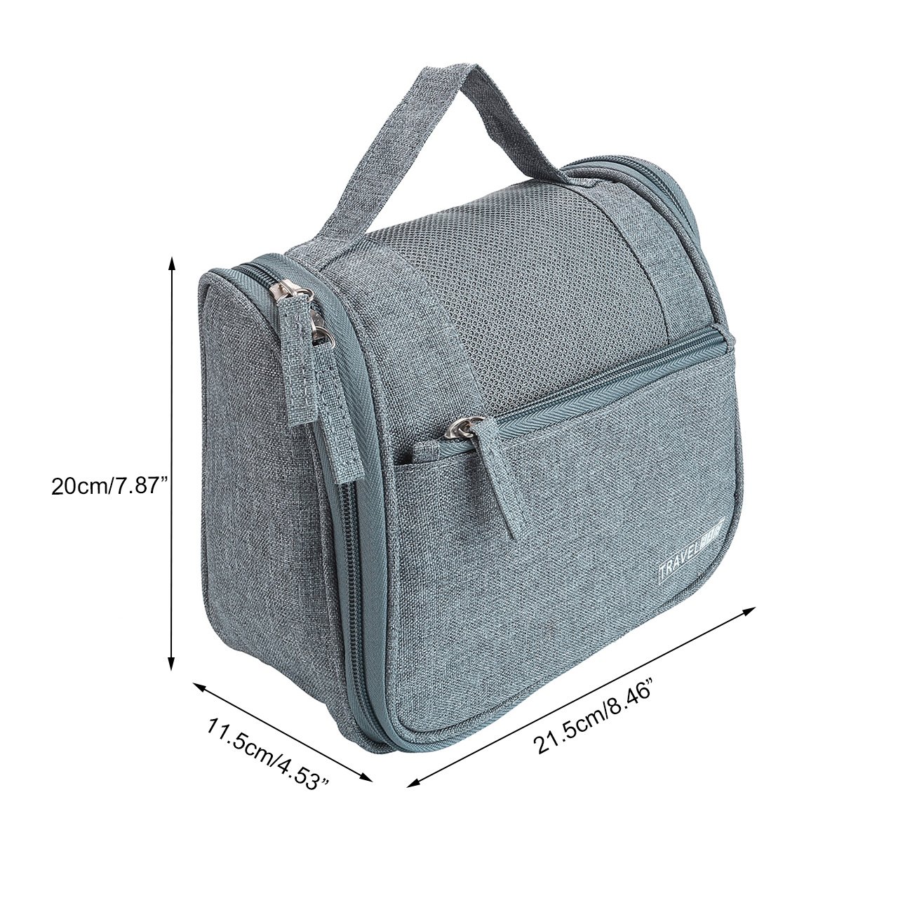 Waterproof Hanging Toiletry Bag for Travel - Men & Women Shower Organizer with Mesh Pockets & Nylon Hook - Perfect Cosmetic Bag for Camping, Gym, and Business Trips