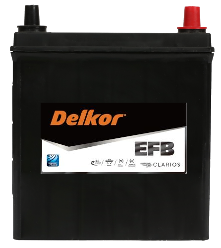 Delkor M42LEFB Battery MF40ZL EFB - Premium Replacement for Varta M42LEFB | Enhanced Flooded Battery for Cars, SUVs & Trucks | Reliable Power for Daily Commuting & Long Road Trips