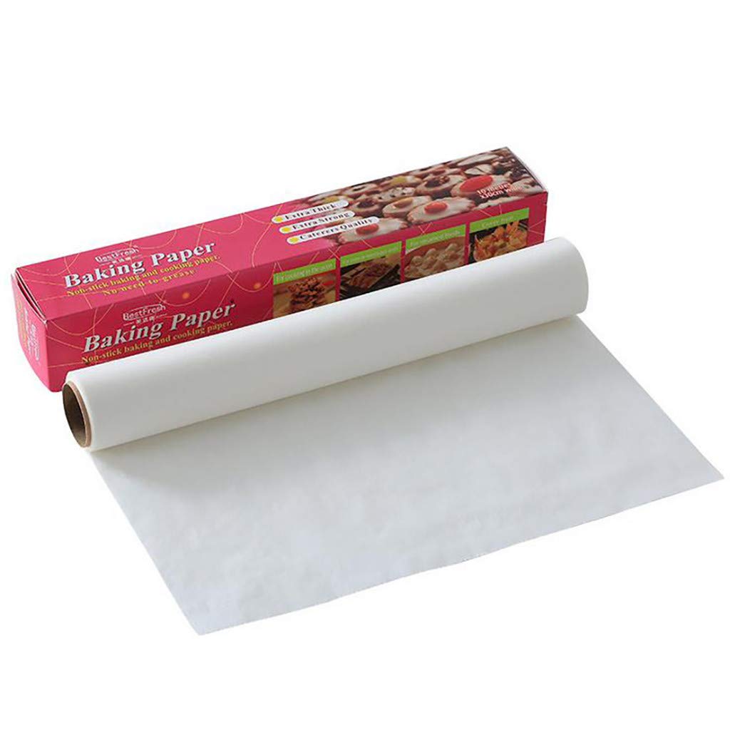 Non-Stick Parchment Paper for Baking, Air Fryer & BBQ - Oil Absorbent, Heat Resistant Cookie Sheets - Perfect for Cookies, Roasting, Grilling & Meal Prep (Rectangle, 100 Sheets)