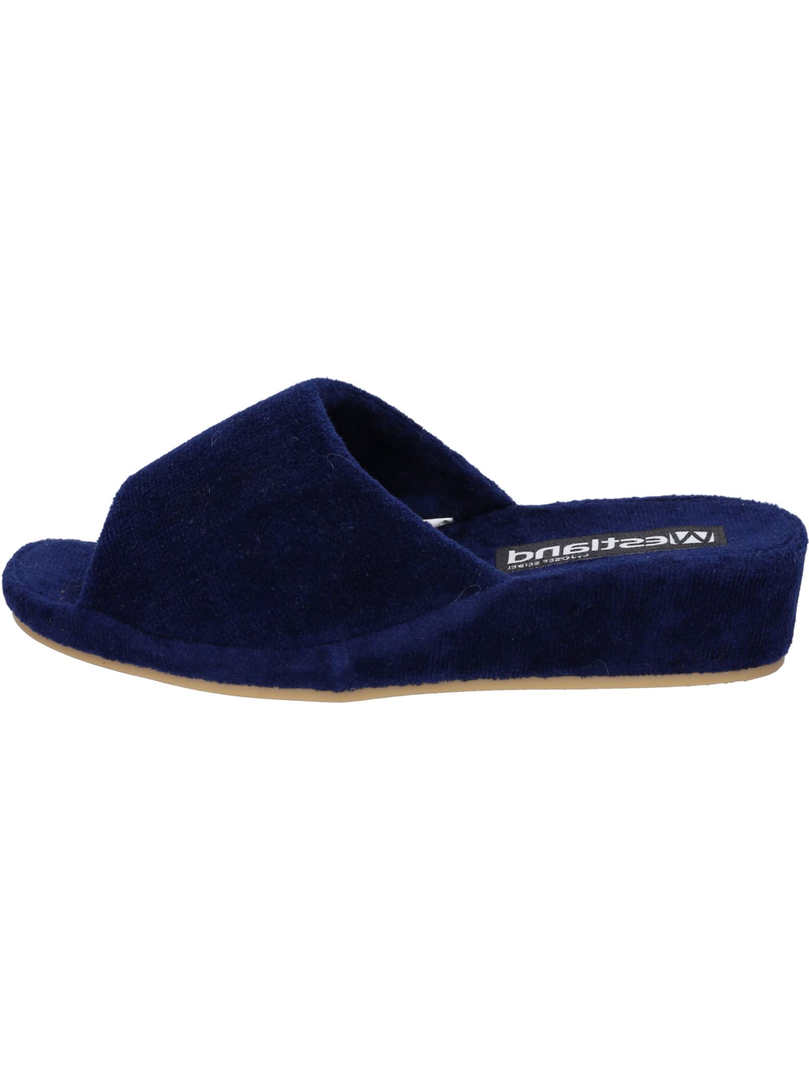 Romika Men's Slippers - Blue Blau Marine 503 - Comfortable Indoor House Shoes - Size US 5 - Perfect for Relaxing at Home, Lounging & Cozy Comfort