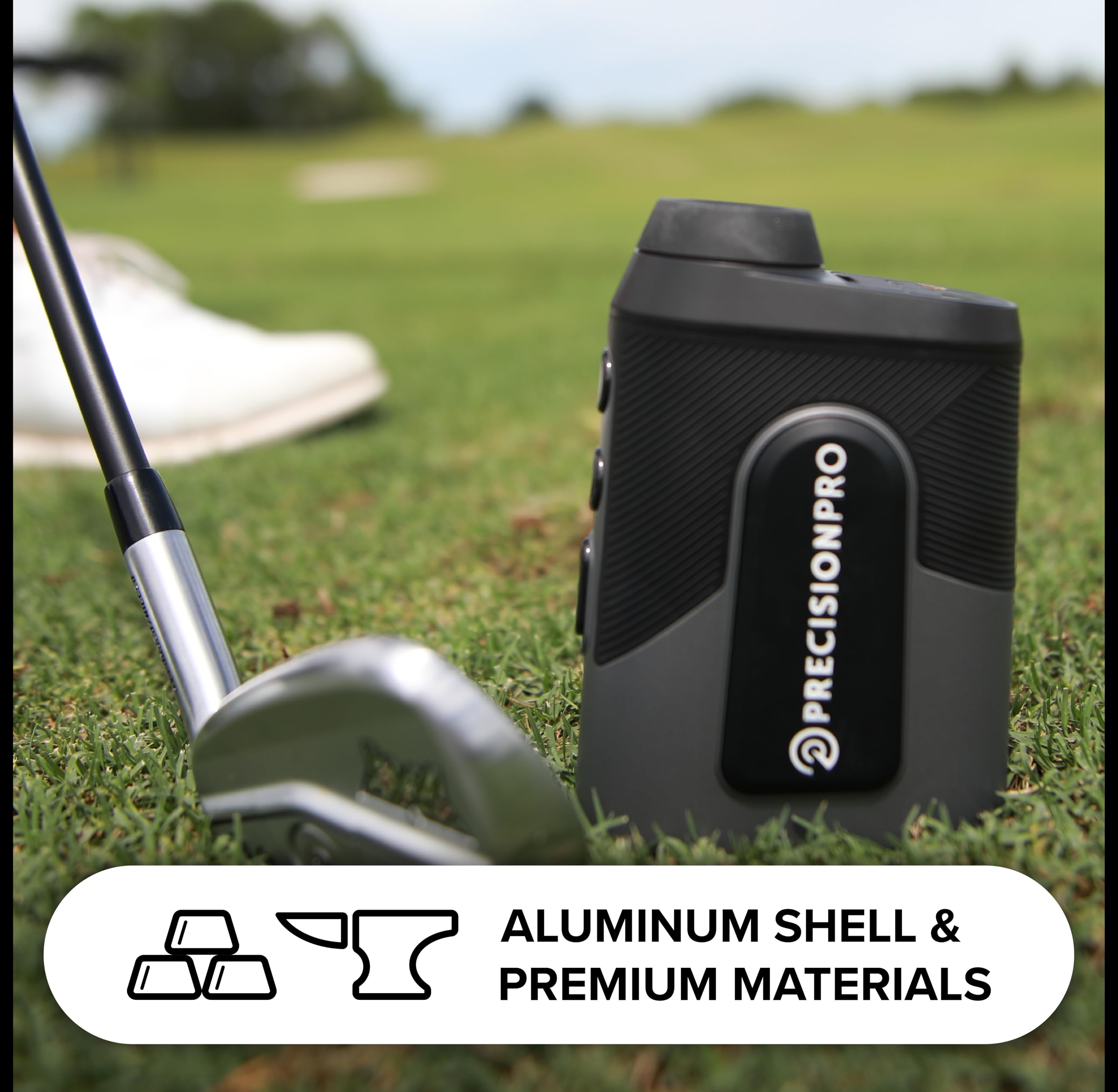 Precision Pro Titan Slope Golf Rangefinder with Slope Switch - 900+ Yard Laser Range Finder, 6X Magnification, Flag Lock & Pulse Vibration - Waterproof, Cart Magnet - Perfect for Golf Tournaments, Practice & Course Play