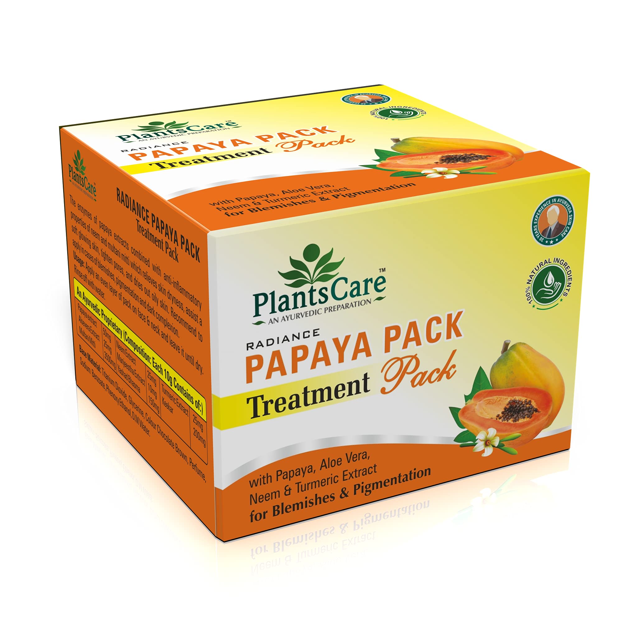 Best Papaya Pack Treatment for Plants Care - 60g | Brightening & Nourishing | Perfect for Home Gardening & Organic Plant Care