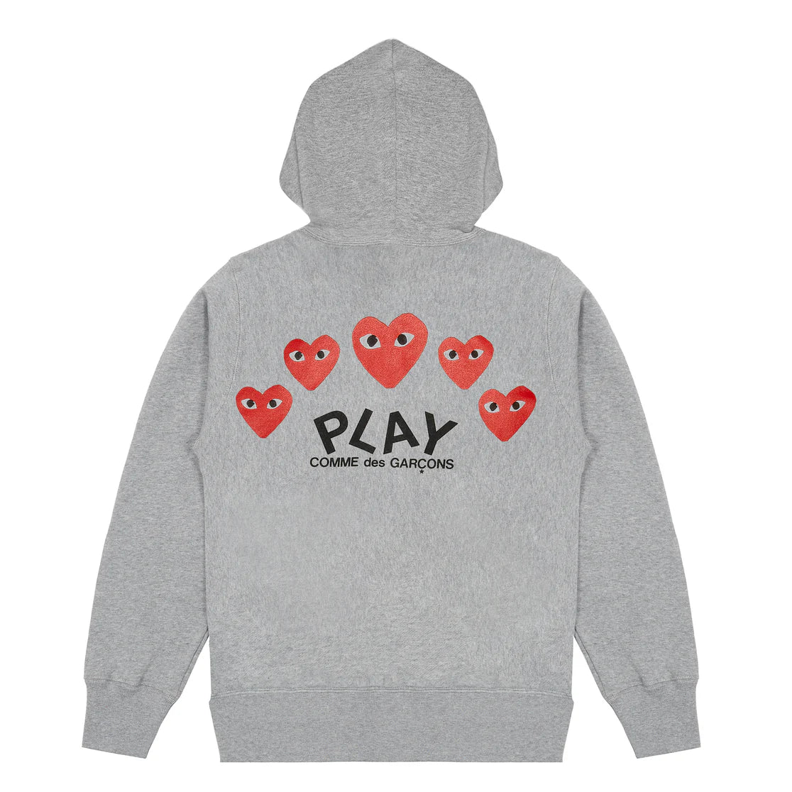 COMME DES GARCONS Play 5 Hearts Hoodie - Stylish Unisex Streetwear for Casual Outfits & Urban Fashion Lovers